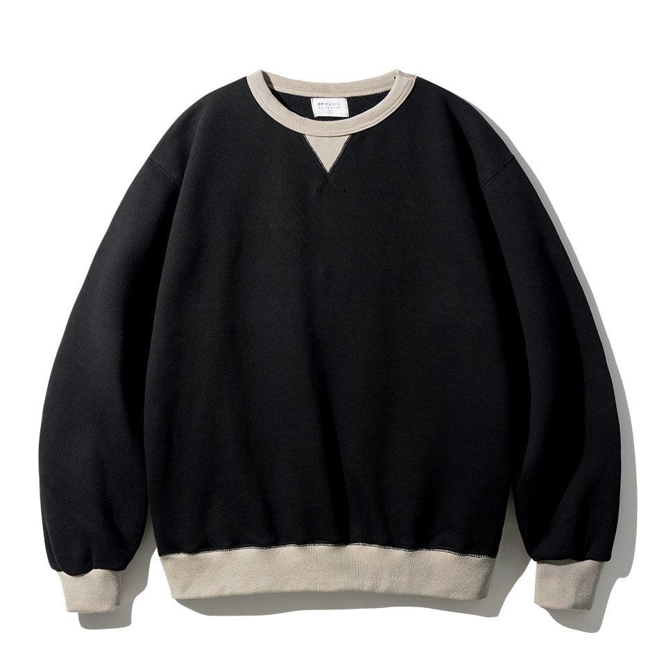 Sudadera Cuello Redondo Negro