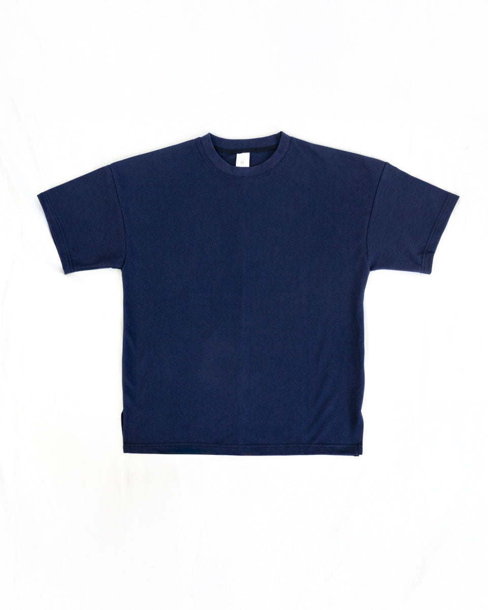 Playera Oversize Azul Marino