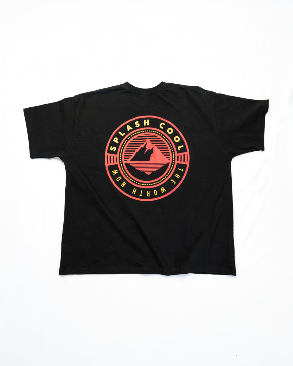Playera Gráfico Splash Cool Iceberg Negro