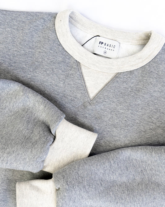 Sudadera Cuello Redondo Gris