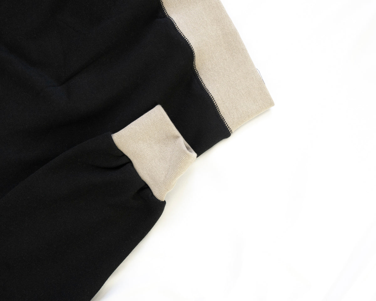 Sudadera Cuello Redondo Negro