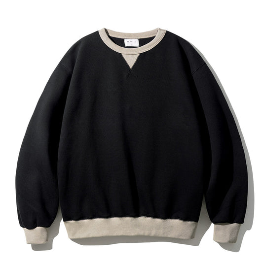 Sudadera Cuello Redondo Negro